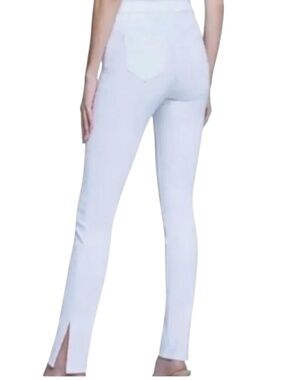 L’AGENCE Josie High Rise Skinny Split Side Hem Jeans 25 Blanc White